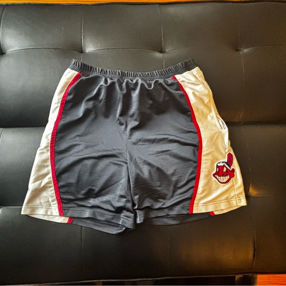 Vintage Cleveland Indians true fan shorts size large men #mlb #clevelandindians
